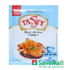 Bột Gia Vị Tiện Dụng 3 Trong 1 Tasty Cá thùng 40 gói x 28g