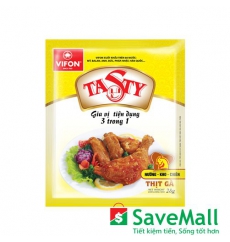 Bột Gia Vị Tiện Dụng 3 Trong 1 Tasty Thịt Gà thùng 40 gói x 28g