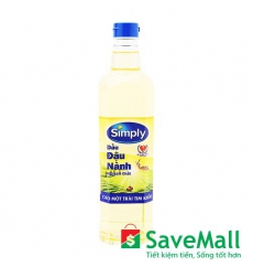 Dầu Đậu Nành Simply Chai 1 Lít