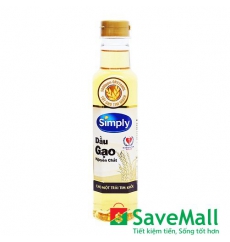 Dầu Gạo Nguyên Chất Simply Chai 400ml