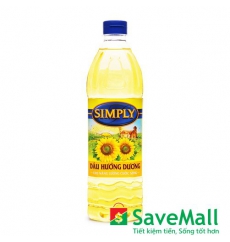 Dầu Hướng Dương Simply Chai 1L