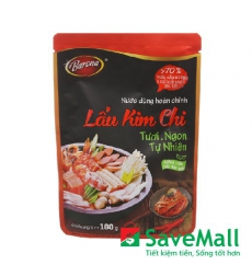 Nước Dùng Hoàn Chỉnh Barona Vị Lẩu Kim Chi Gói 180g