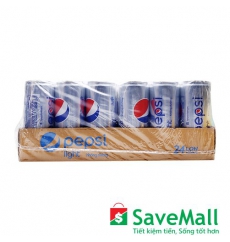 Nước Giải Khát Ít Calo Pepsi Light Thùng 24 Lon x 330ml