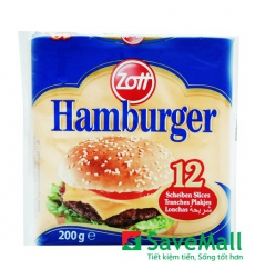 Phô Mai Lát Hamburger Zott Gói 200g