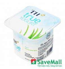 Sữa Chua Nha Đam Tự Nhiên TH True Yogurt lốc 4 hộp x 100g