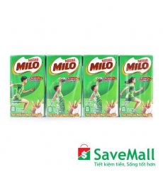 Thức Uống Lúa Mạch Uống Liền Milo Nestlé Lốc 4 Hộp x 115ml