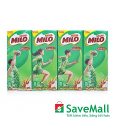 Thức Uống Lúa Mạch Uống Liền Milo Nestlé Lốc 4 Hộp x 180ml