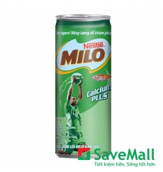 Thức Uống Lúa Mạch Uống Liền Milo Nestlé lon 240ml