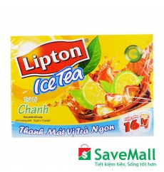 Trà Ice Tea Vị Chanh Lipton Hộp 240g