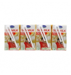 Sữa Đậu Nành Gấp Đôi Canxi Vinamilk Lốc 4 Hộp x 125ml